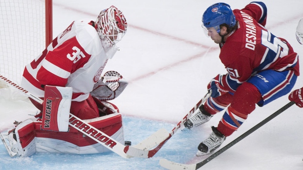 Red Wings fall short in overtime against Montreal, 2-1 Image