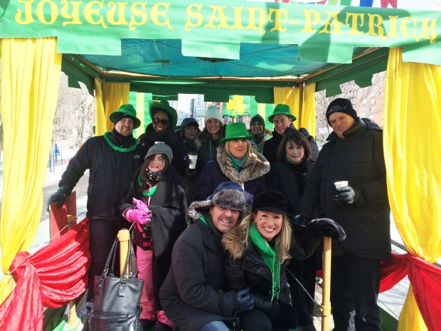 CTV staffers jammed the station float at St. Patri