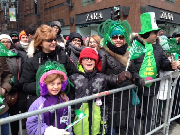 Scenes from the St. Patrick's parade in downtown M