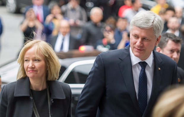 Prime Minister Stephen Harper and his wife Laureen