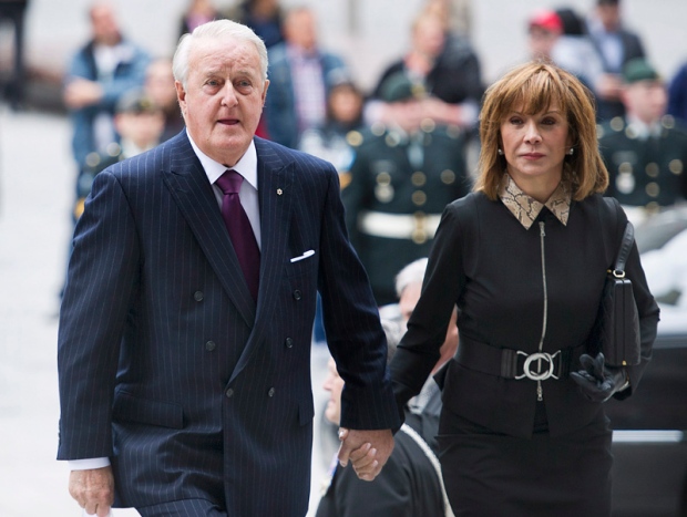 Former prime minister Brian Mulroney and wife Mila