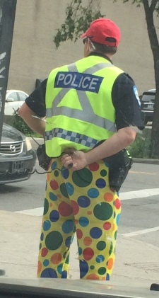 A Montreal police officer 