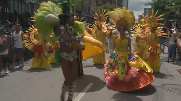 A Caribbean carnival is taking over Sainte Catherine Street this summer