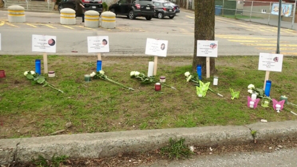 Quebec vigil honours victims of domestic violence