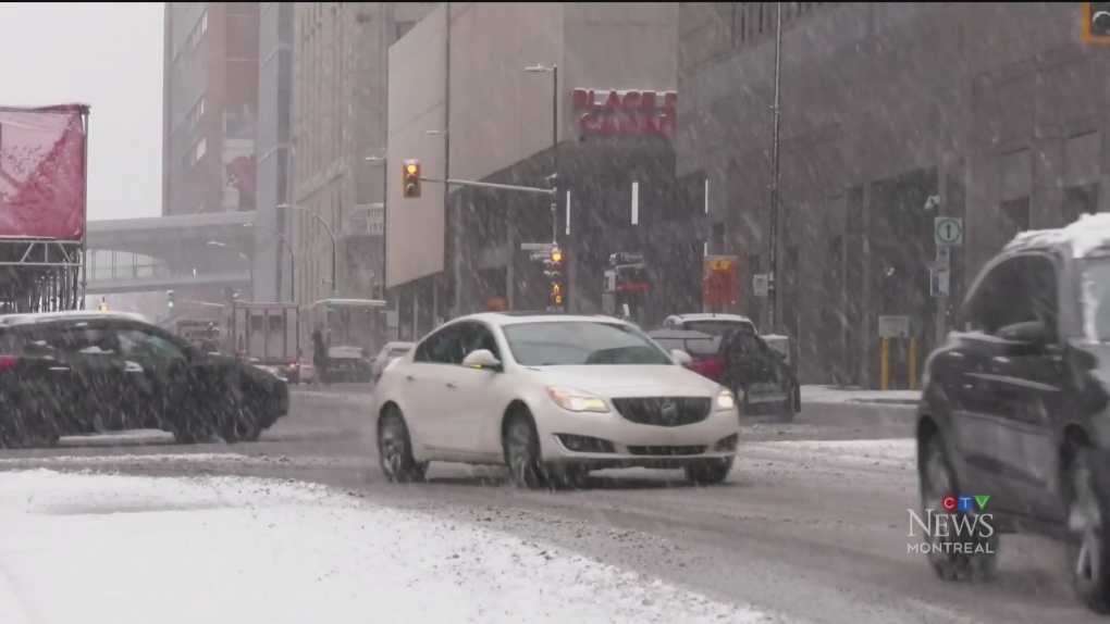 Montreal's First Snowfall Of The Season