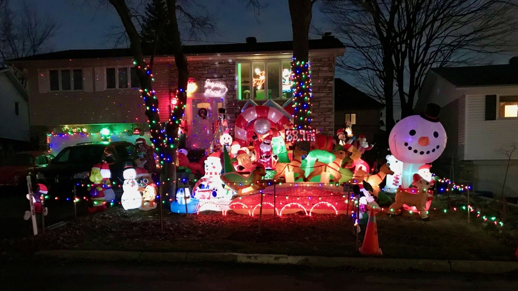 The Debney family in Dollard-des-Ormeaux has a display running every day from 3pm till 9pm at 209 rue Baderwood.