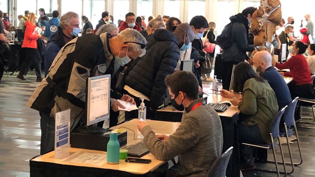 French Citizens In Montreal Cast Their Votes