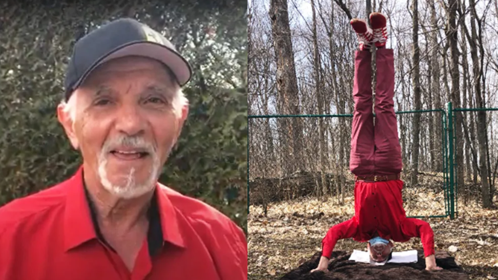 Pria Quebec, 75, memenangkan Rekor Dunia Guinness untuk pria tertua yang melakukan headstand