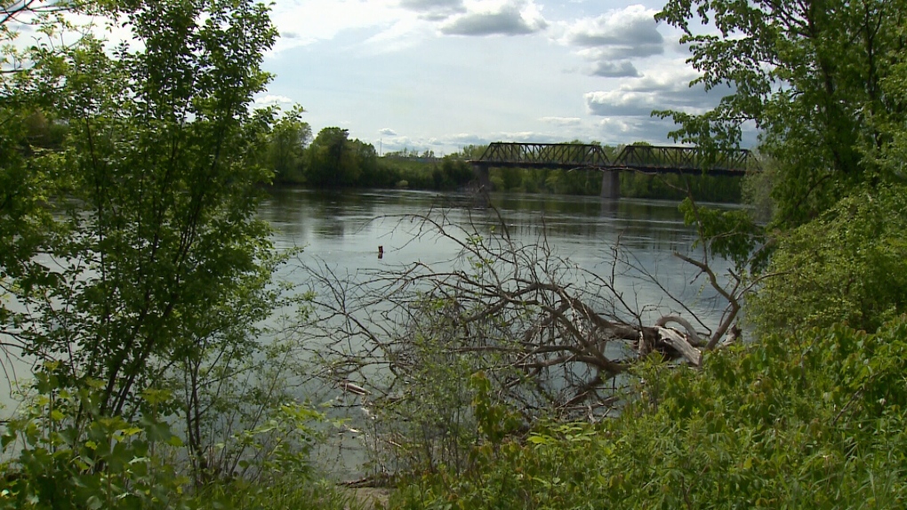 Officials are warning that rainfall could cause flooding along the Gatineau River this week. (Aaron Reid/CTV News Ottawa)