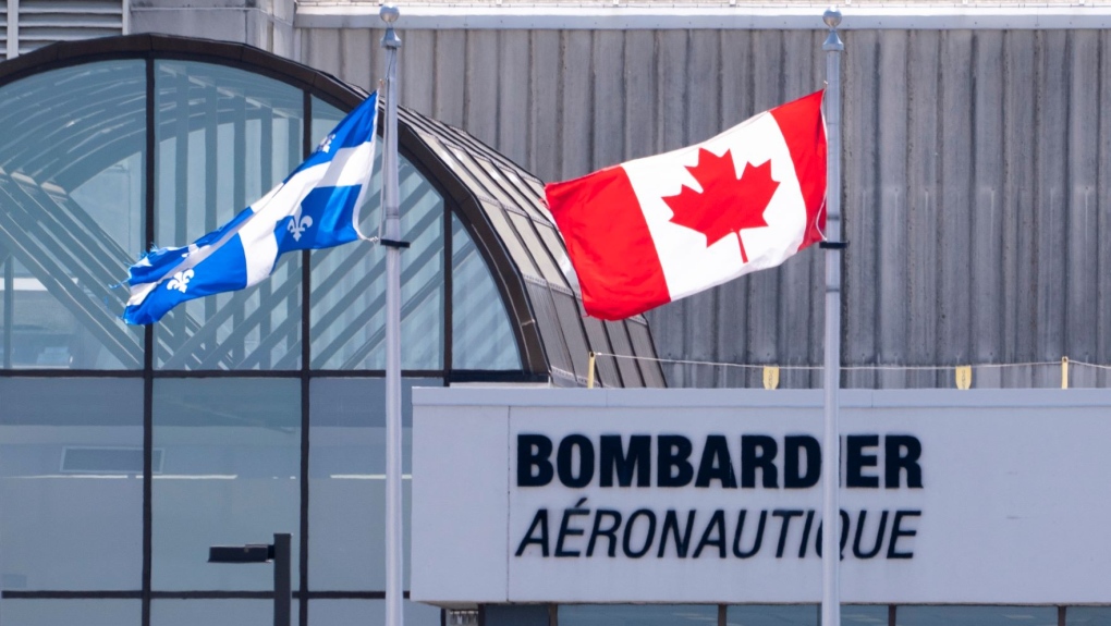 A Bombardier plant is seen in Montreal on Friday, June 5, 2020. THE CANADIAN PRESS/Paul Chiasson
