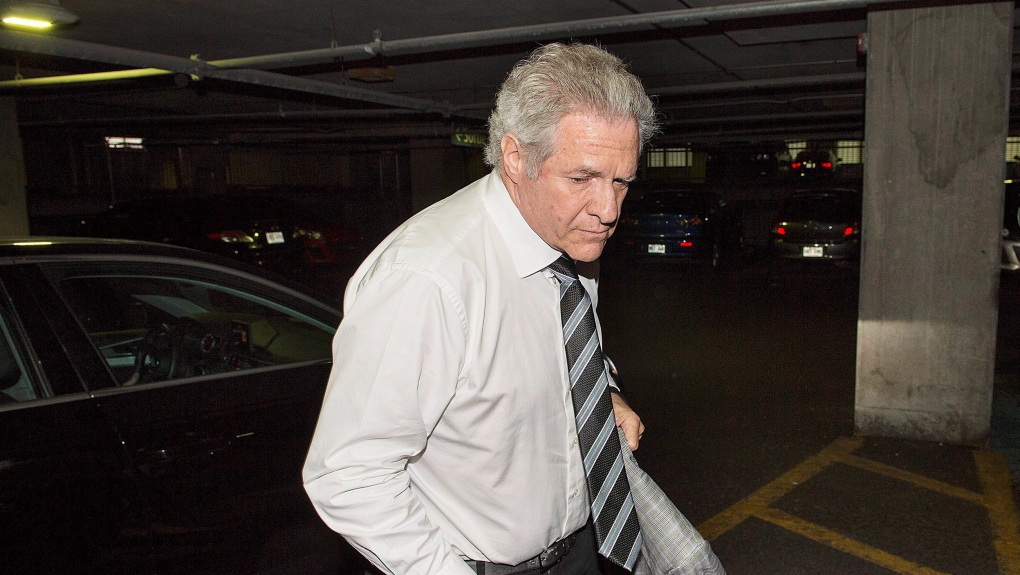 A former Quebec construction magnate found guilty of participating in a Montreal-area municipal fraud scheme has been granted bail pending his appeal of both his conviction and sentence. Businessman Tony Accurso arrives at the courthouse for sentencing in Laval, Que., Thursday, July 5, 2018.THE CANADIAN PRESS/Graham Hughes