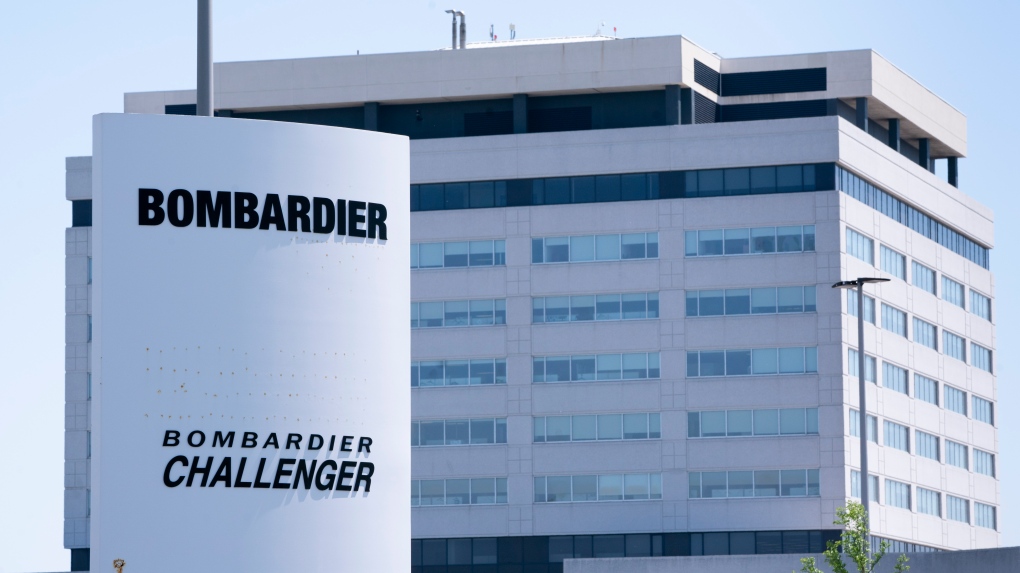 A Bombardier plant is seen in Montreal on Friday, June 5, 2020. Bombardier Inc. will cut 2,500 workers from its plane-making division as demand for privates jets, the company's main source of income, falls amid a recession and feeble travel demand. THE CANADIAN PRESS/Paul Chiasson