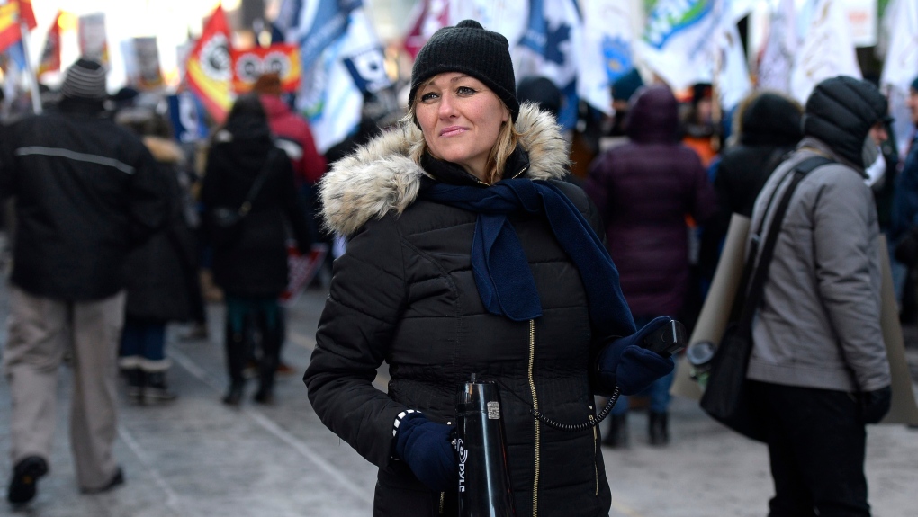Magali Picard will become the president of Quebec's largest union federation after its general assembly on Thursday. THE CANADIAN PRESS/Justin Tang