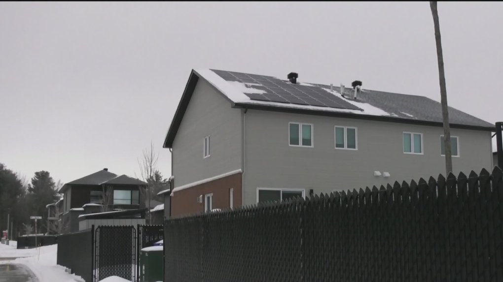 The house of the future? Quebec home goes off grid, relies on