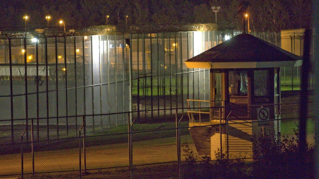 The yard of the Orsainville Detention Centre, near Quebec City, is shown on June 7, 2014. Quebec's human rights tribunal has found that provincial jail guards violated the rights of a Black inmate who was left for hours naked and wet in a cell without a mattress. Judge Christian Brunelle has ordered the provincial government and several guards at a Quebec City jail to pay Samuel Toussaint a total of $41,500 in damages and ordered the province's public security department to create a plan to fight discriminatory profiling. THE CANADIAN PRESS/Francis Vachon