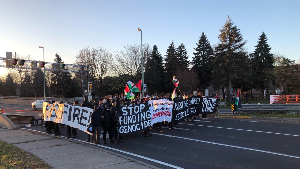 Montreal s Jacques Cartier Bridge reopens after Pro Palestinian