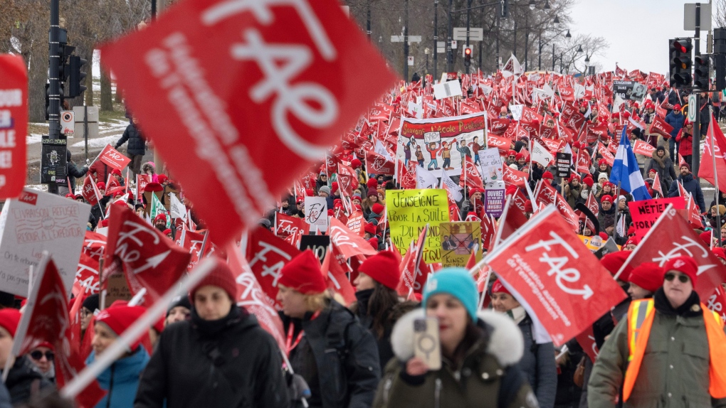 Quebec teachers strike: French unions confirm tentative deal, end