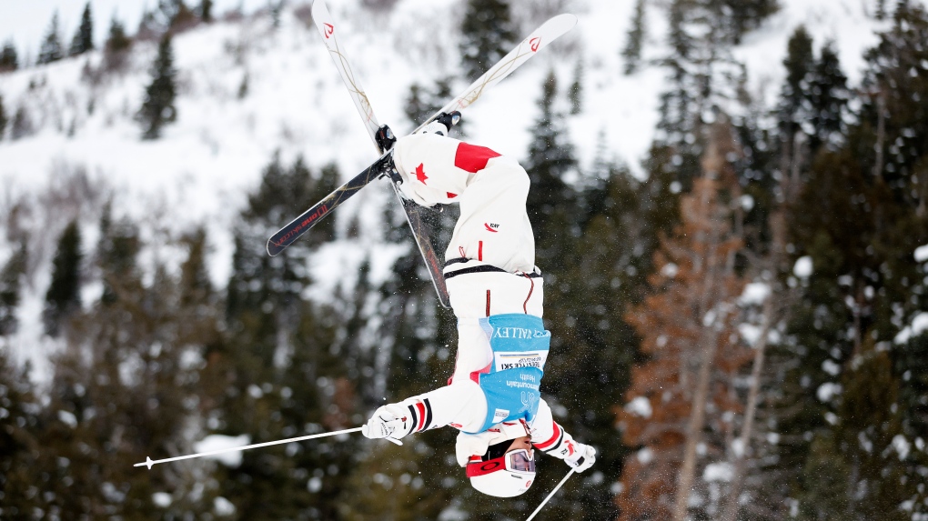 Canadian freestyle skiing star Mikael Kingsbury picked up his first win of the World Cup season with a gold in men's moguls competition Friday. Kingsbury competes in the dual moguls World Cup competition Saturday, Feb. 4, 2023, in Park City, Utah. THE CANADIAN PRESS/AP/Jeff Swinger
