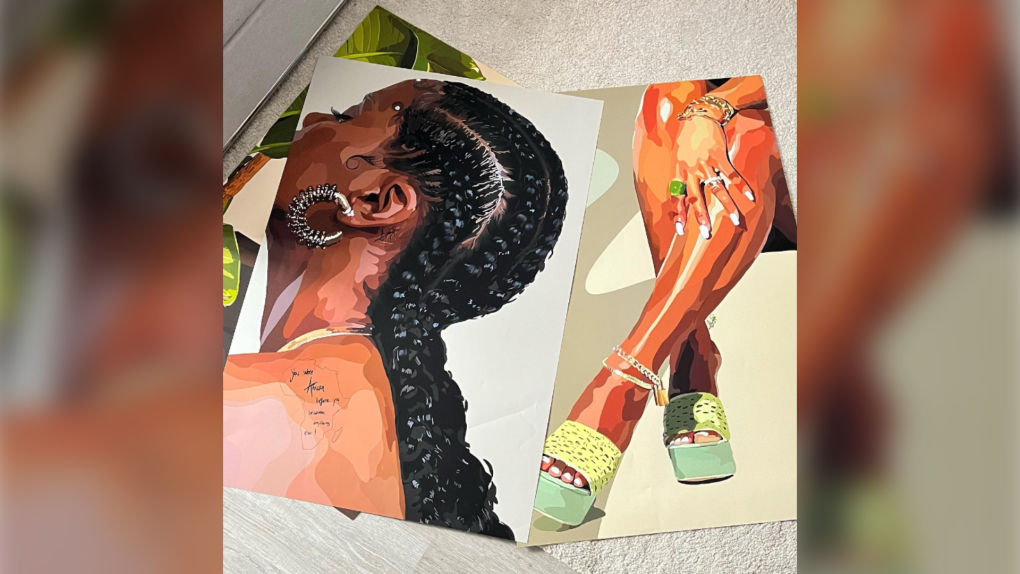 Montreal artist creates digital work impressed by Black ladies and tradition