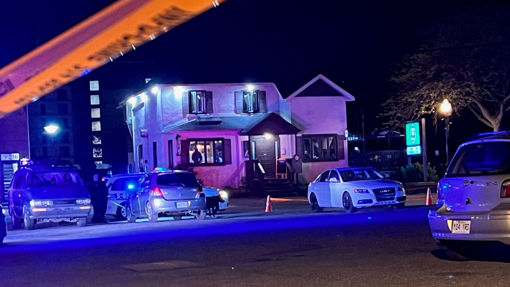 A 52-year-old man was injured on May 26, 2023 after an early morning shooting in Pointe-Claire, in Montreal's West Island. (CTV News/Cosmo Santamaria)