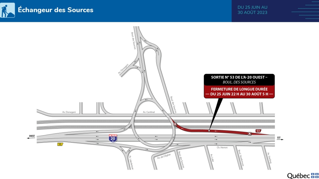 Highway 20 Ramp To Be Completely Closed For Five Days CTV News   Sources Interchange 1 6447100 1687199262956 