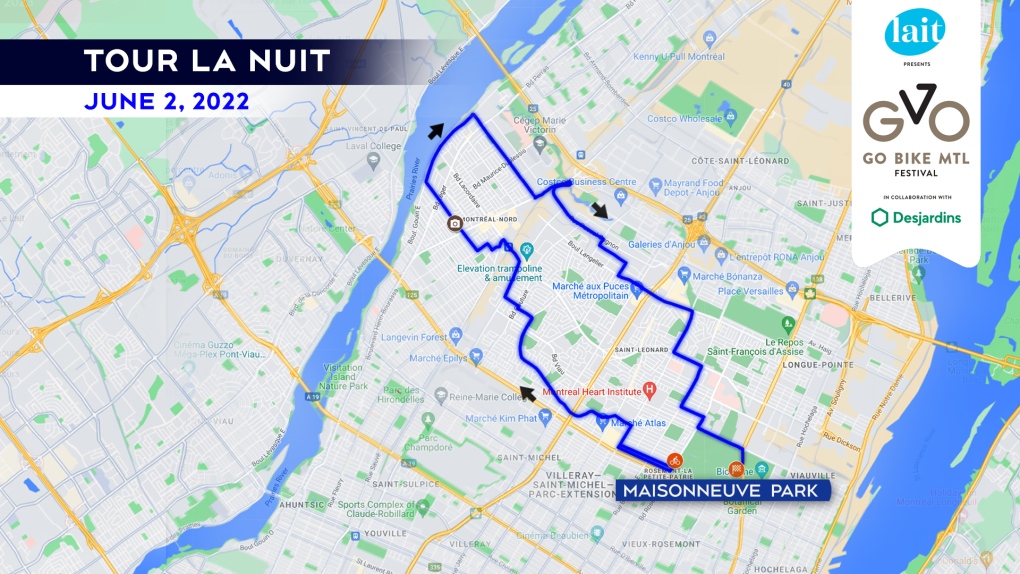 Roads to close for Tour la Nuit and Tour de l'Ile this weekend in Montreal