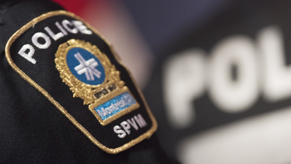 A Montreal Police badge is shown during a news conference in Montreal, Monday, Oct. 7, 2019. THE CANADIAN PRESS/Graham Hughes