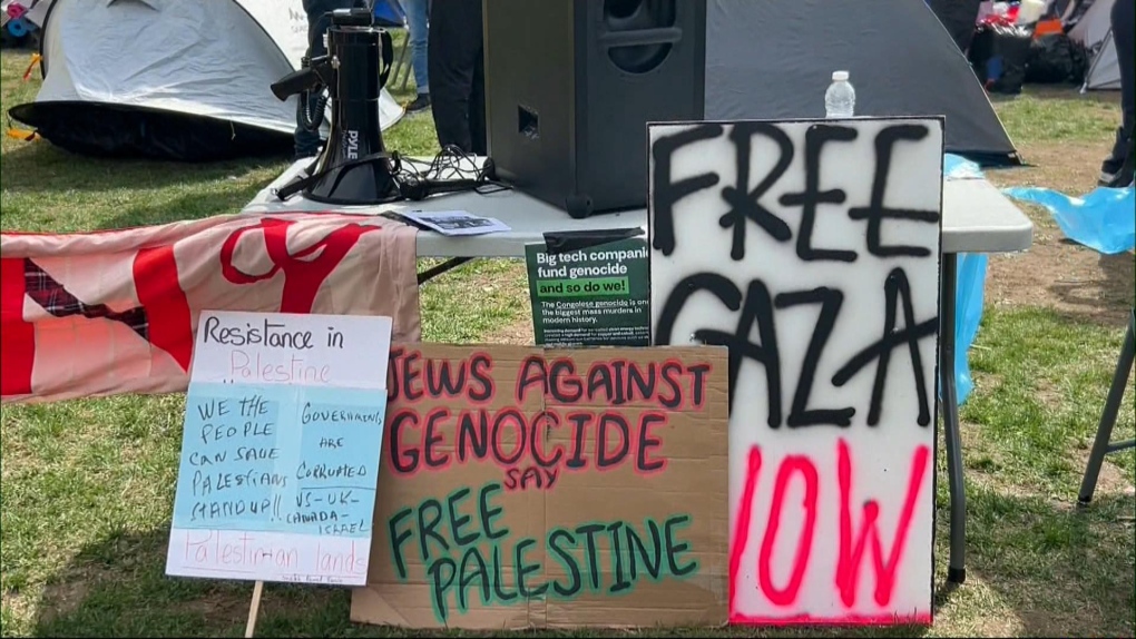 Students launch encampment at McGill University