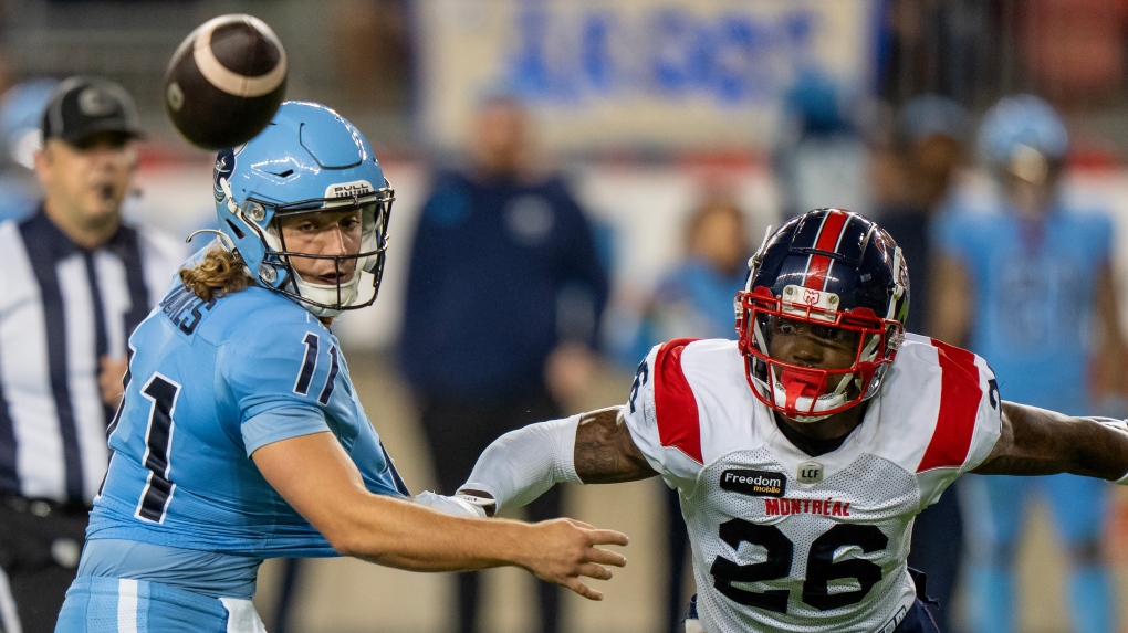 Montreal Alouettes Beat Toronto Argonauts 30-20 | CTV News