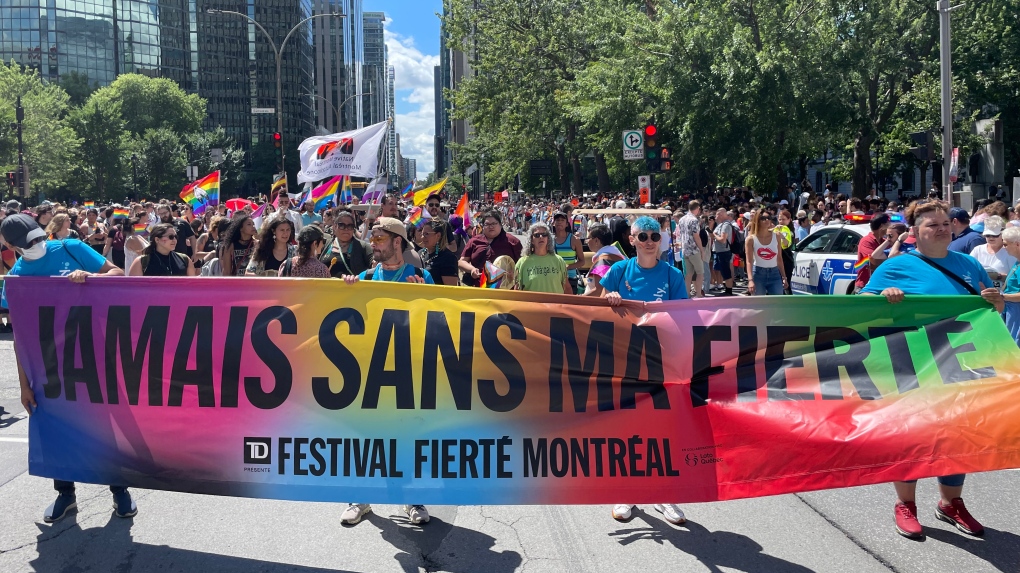 Montreal Pride parade runs through downtown