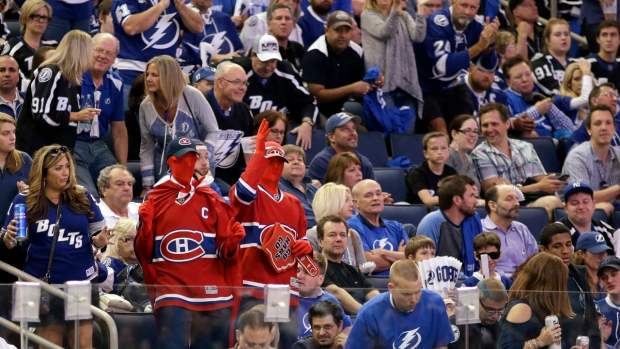 Habs fans do the happy dance