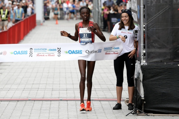 Grace Kwamboka Momanyi wins Montreal Marathon