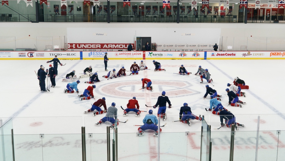 Canadiens practice