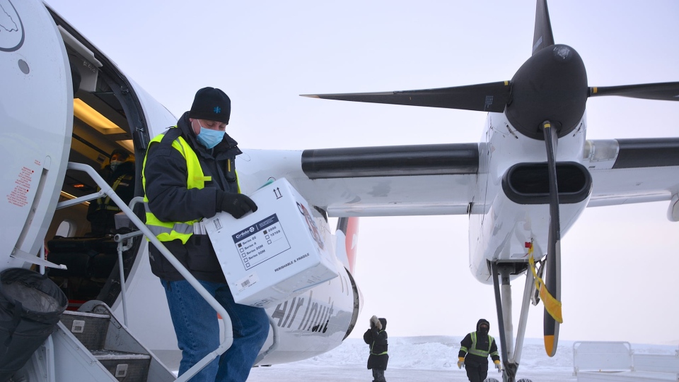 Vaccine delivery in Nunavik