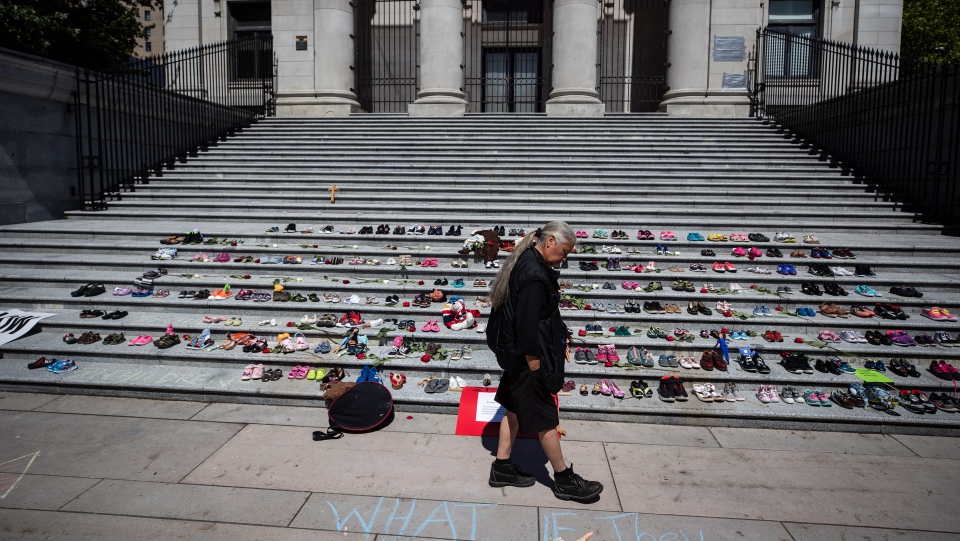 215 shoes for residential school students who died