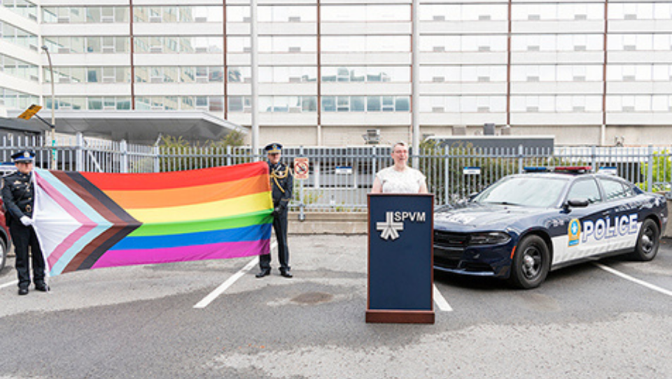SPVM raises LGBTQ+ and Pride flag