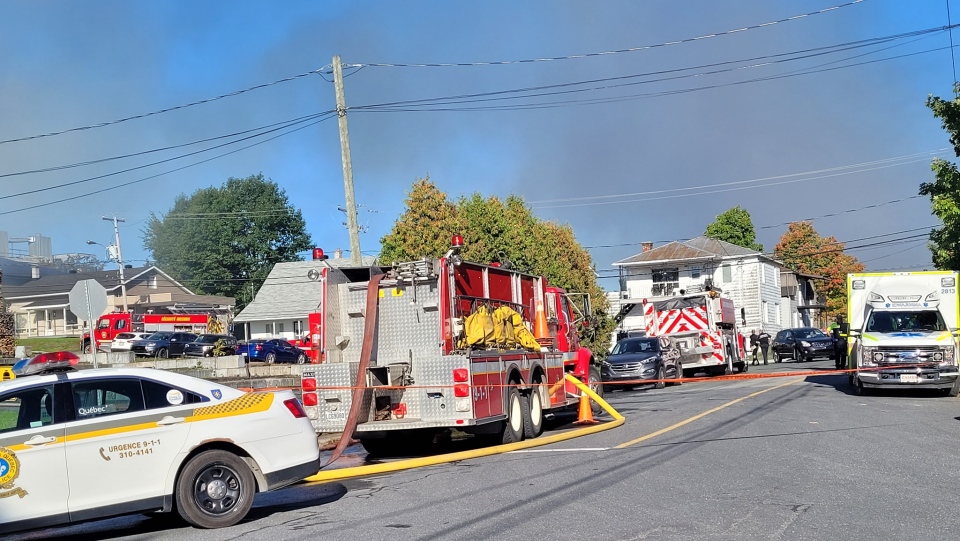 Fire in Beauceville