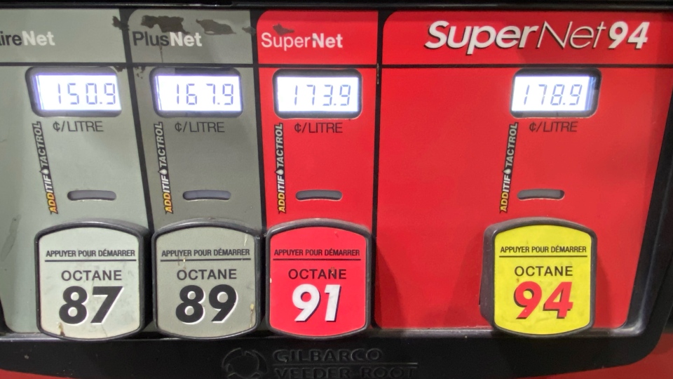 Prices at the pump in Montreal spike