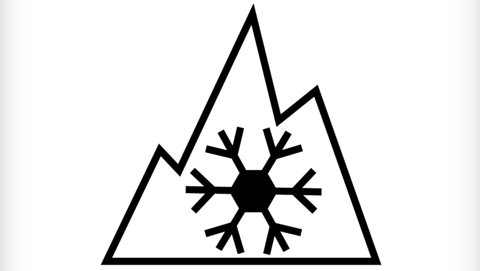 Winter tires pictogram