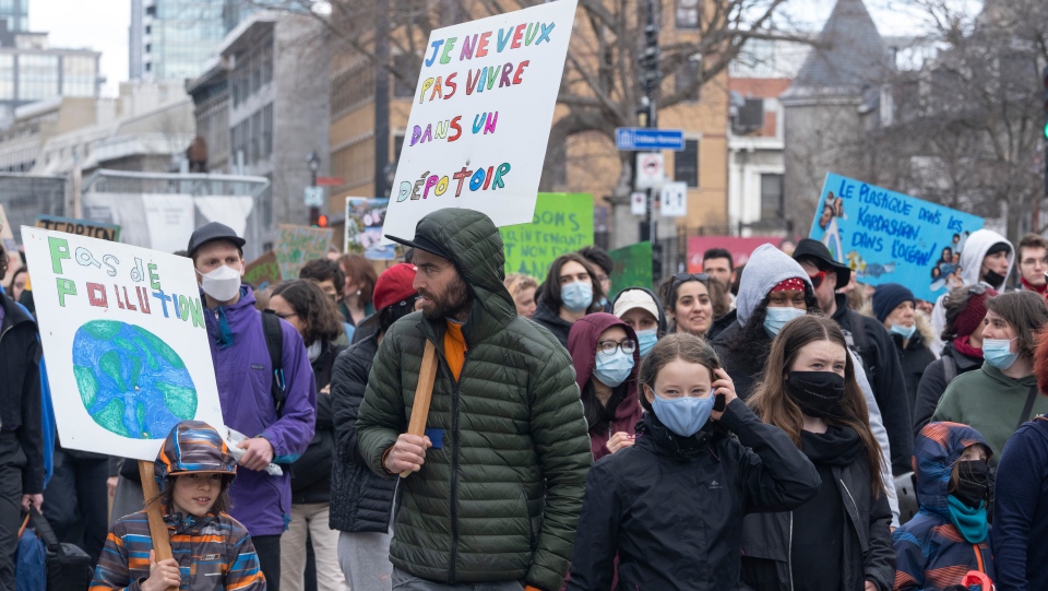 Montreal climate march