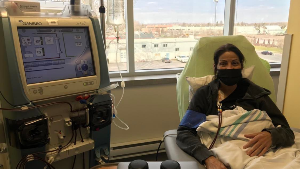 Tanya Denis on dialysis