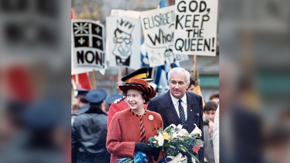 Queen Elizabeth in Quebec City