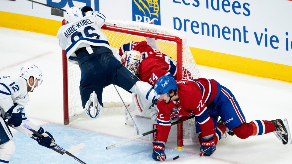 Toronto Maple Leafs' Nicolas Aube-Kube