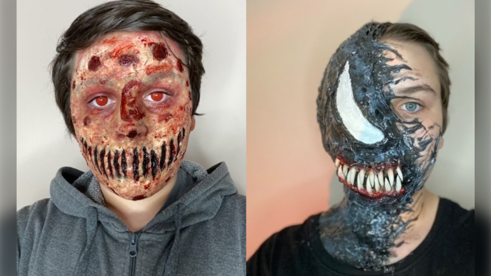 Did sfx makeup for a costume contest at work - do we have a winner? : r/sfx