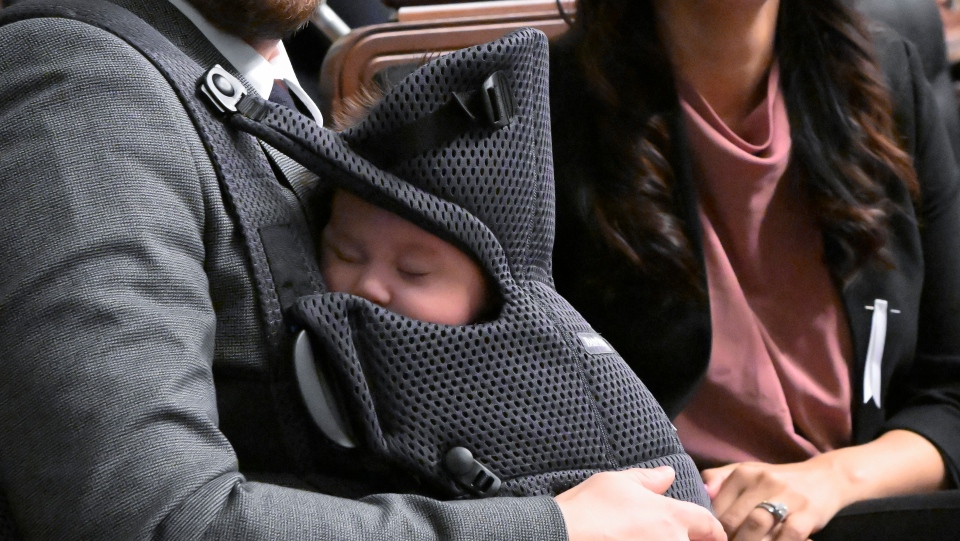 Baby in the national assembly