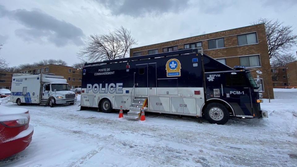 montreal police command post