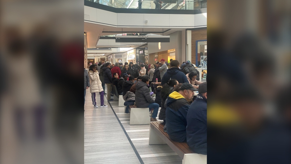 Fairview mall crowds